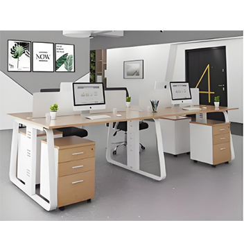 钢架职员桌单双人