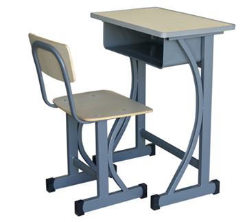 固定课桌椅（米黄）Tables and chairs   ckf-zy02